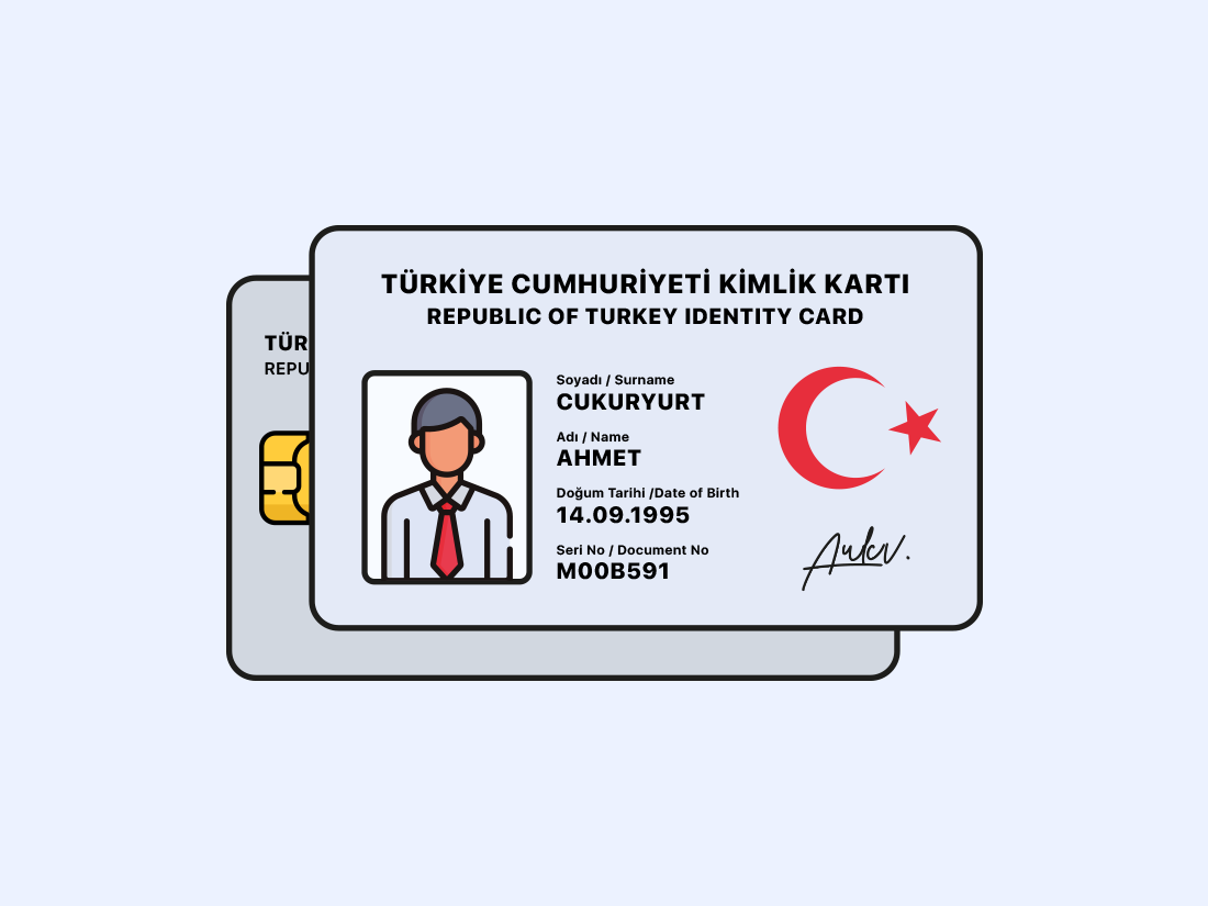 Old Turkish Id Card